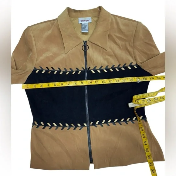 Worthington Tan and Black Women's Blazer - Picture 5 of 15